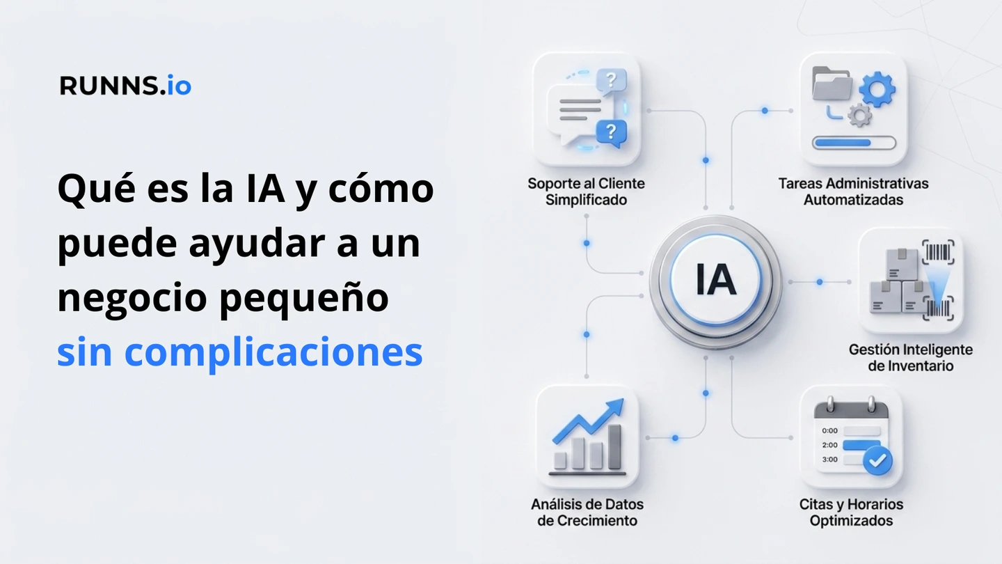 Qué es la IA y cómo puede ayudar a un negocio pequeño sin complicaciones